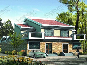 農村二層雙拼房屋設計圖_別墅設計圖紙,農村房屋設計圖,農村自建房設計