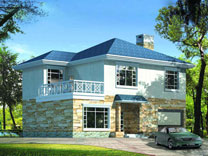 帶車(chē)庫(kù)的二層農(nóng)村房屋設(shè)計(jì)圖_別墅設(shè)計(jì)圖紙,新農(nóng)村別墅,農(nóng)村自建房設(shè)計(jì)