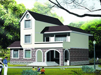 漂亮的二層半農(nóng)村別墅設(shè)計(jì)圖_別墅設(shè)計(jì)圖紙,農(nóng)村房屋設(shè)計(jì)圖,農(nóng)村自建房設(shè)計(jì)