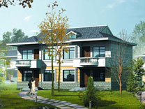 二層雙拼別墅建筑施工圖_別墅設(shè)計(jì)圖紙,農(nóng)村房屋設(shè)計(jì)圖,農(nóng)村自建房設(shè)計(jì)