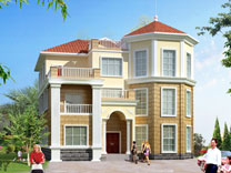 三層框架結構歐式別墅設計全套圖紙_別墅設計圖紙,歐式別墅設計