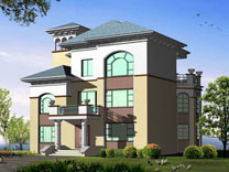 別墅圖紙帶效果圖_別墅設(shè)計(jì)圖紙,新農(nóng)村別墅,農(nóng)村自建房設(shè)計(jì)