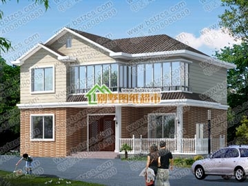 鄉村別墅設計及效果圖_別墅設計圖紙,新農村別墅,農村自建房設計