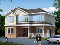 鄉村別墅設計及效果圖_別墅設計圖紙,新農村別墅,農村自建房設計