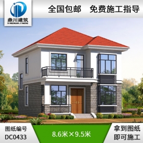 經(jīng)濟(jì)型二層農(nóng)村自建房屋設(shè)計(jì)圖紙_農(nóng)村小別墅設(shè)計(jì)圖,鼎川別墅圖紙