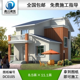 二層農村自建房全套圖紙_別墅設計圖紙,農村房屋設計圖,農村自建房設計