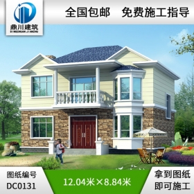 二層民居自建房設計圖紙_別墅設計圖紙,農村房屋設計圖,農村自建房設計