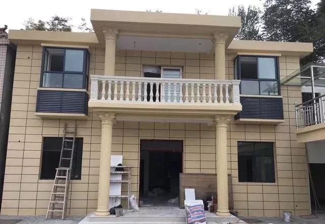 農(nóng)村自建房巧用羅馬柱，讓房子高端大氣還不貴！