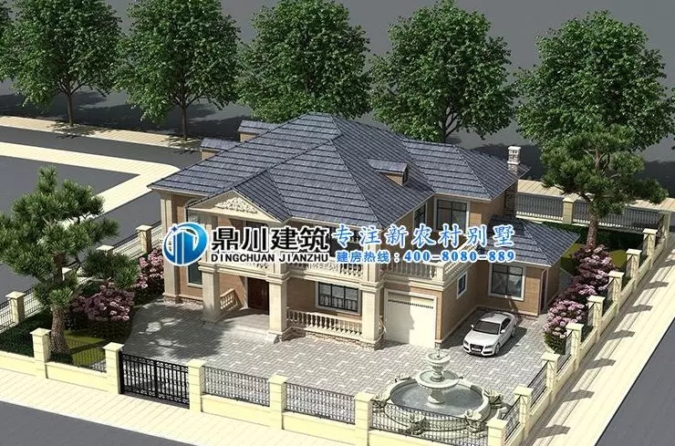 8款二層帶庭院農村別墅，有院子車庫大露臺才是完美愜意人生！