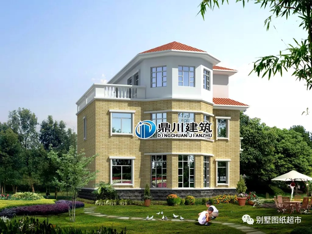 10款簡潔大方經濟型三層自建別墅，第1款造價20萬，第6款最漂亮！