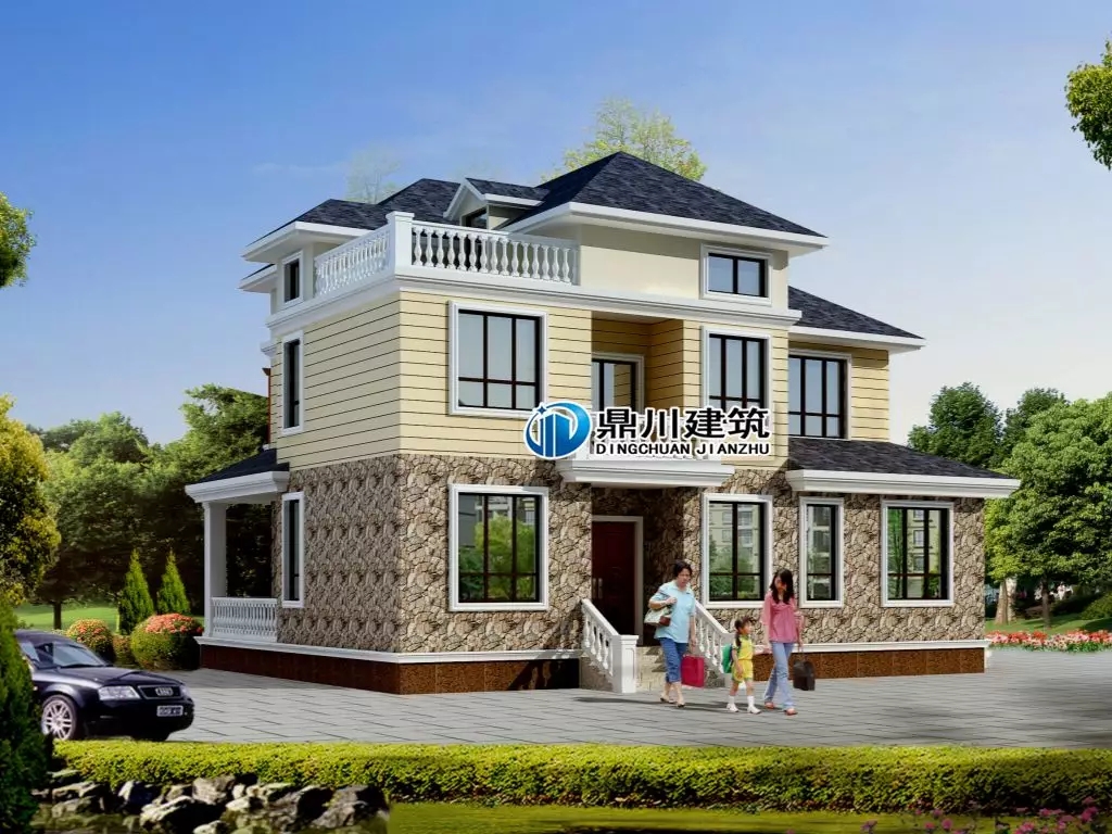 開間14米的大氣別墅，農村自建房就選10款圖紙