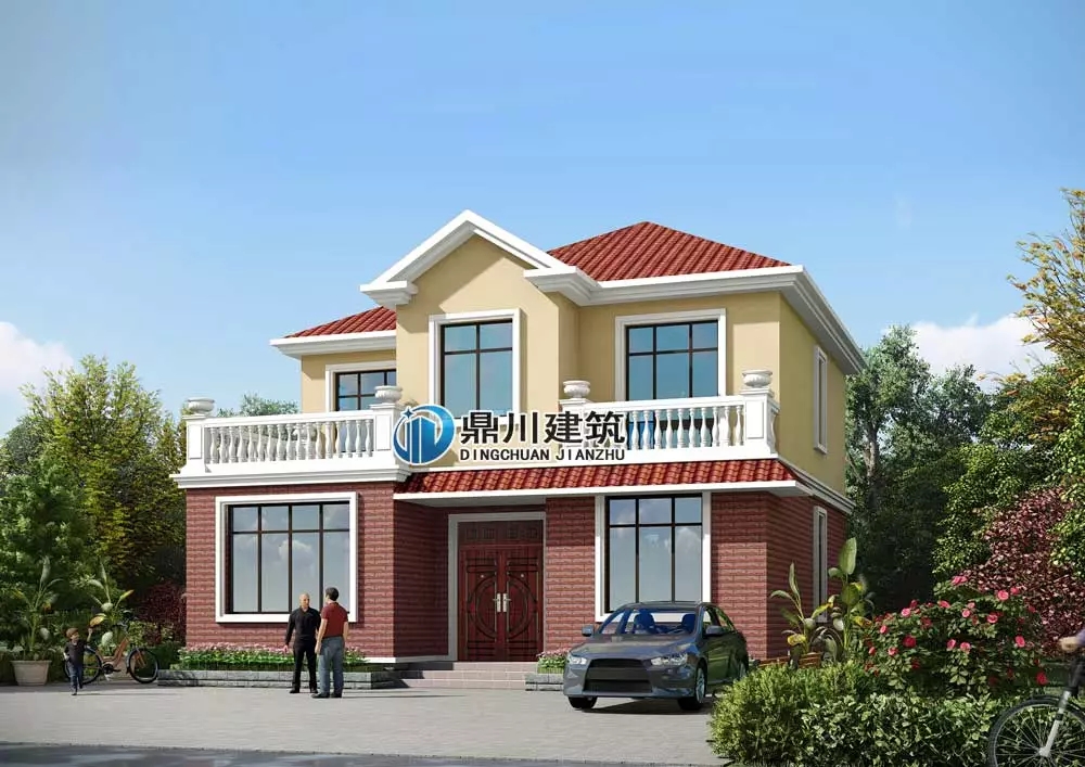 11x10米二層簡歐農村別墅，經濟實用性價比高！