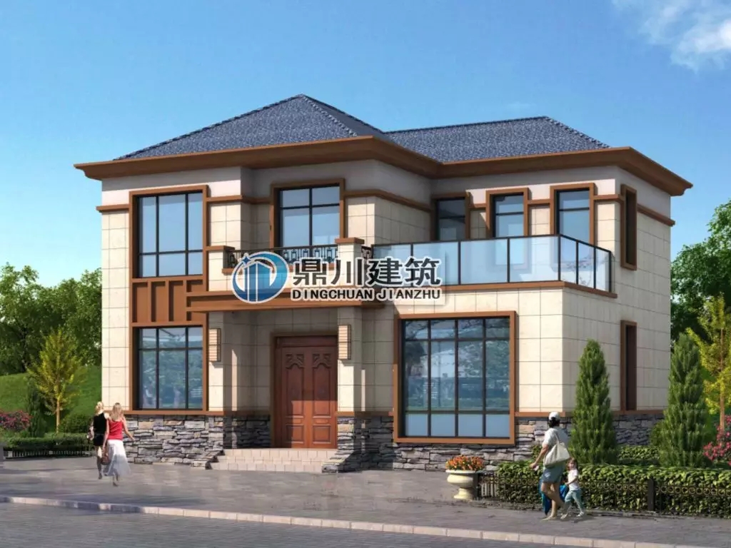 【新品】12&times;9 二層帶堂屋露臺經濟型小別墅，回村建只要26萬！