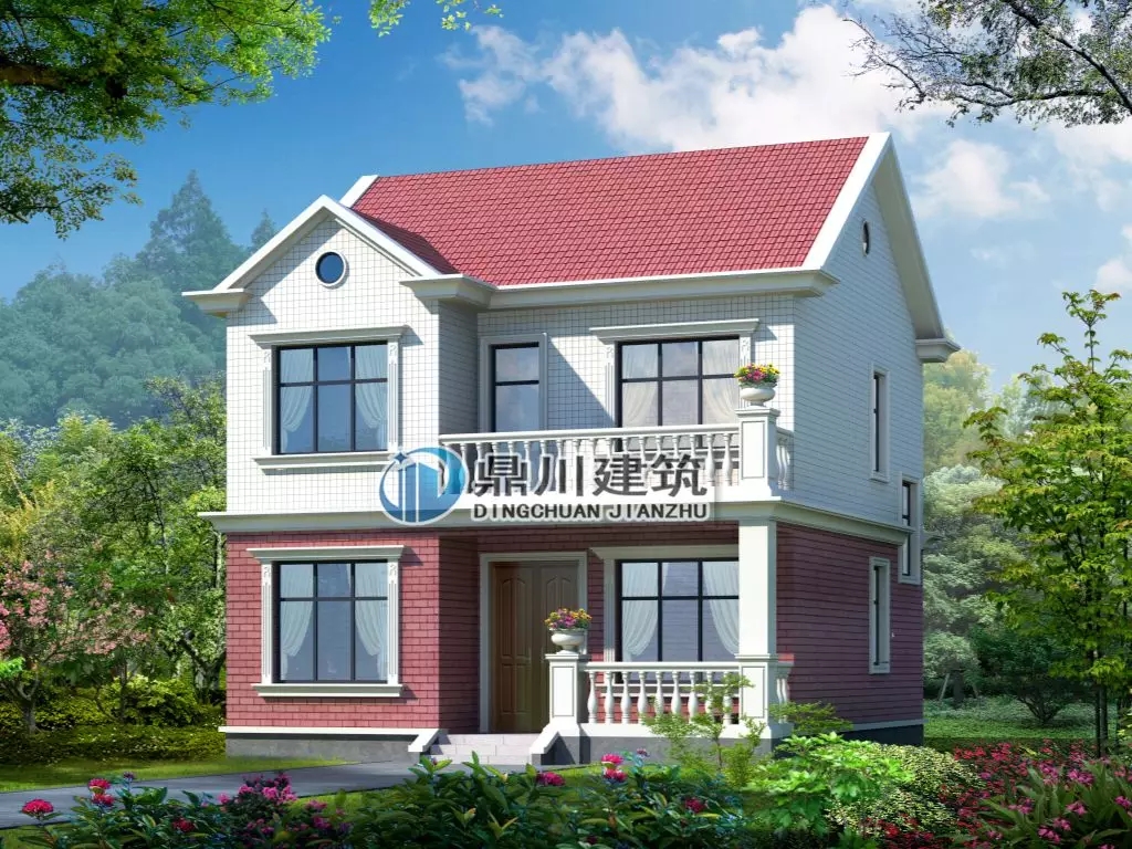 9&times;9.9米二層農村小別墅，4室3廳帶露臺，最高造價25萬！