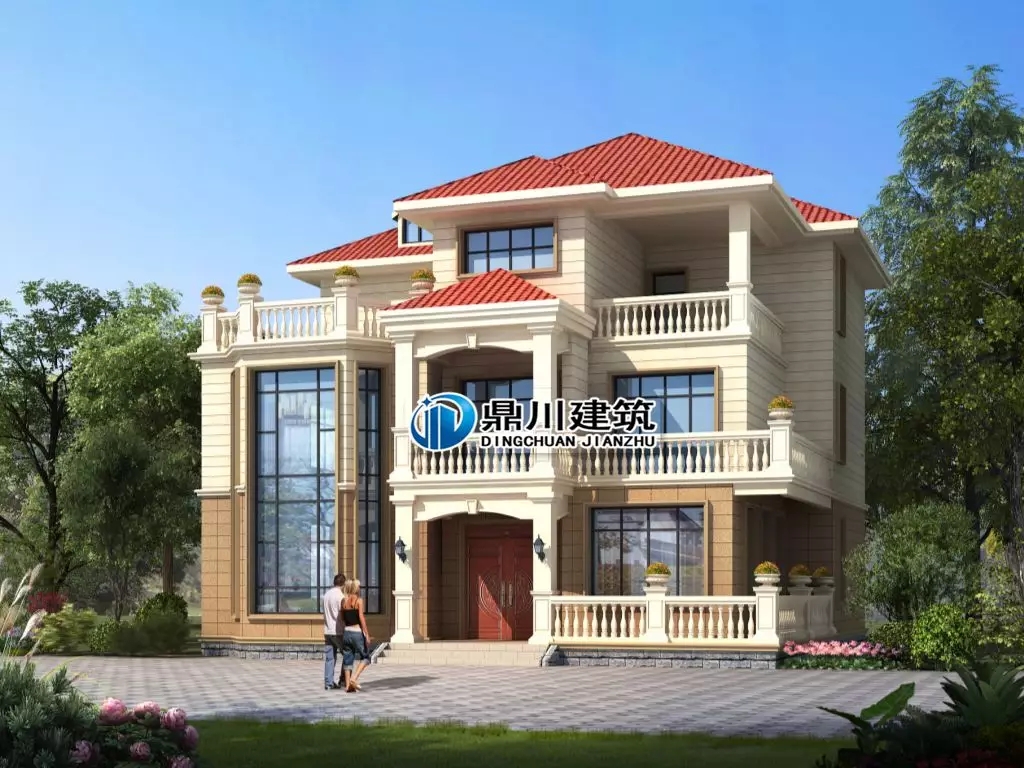 開間14米的大氣別墅，農村自建房就選10款圖紙