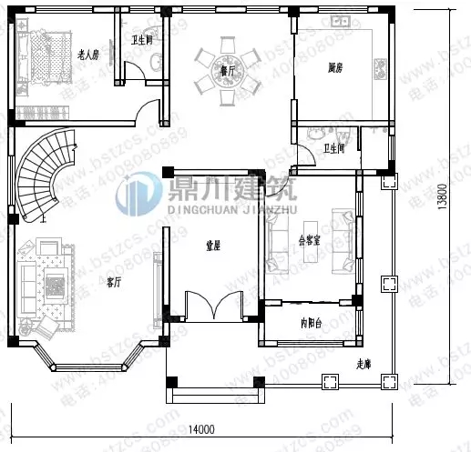 開間14米的大氣別墅，農村自建房就選10款圖紙