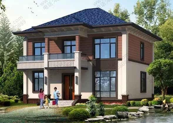 【新品】11&times;9.9米二層鄉村小別墅，5室3廳+堂屋，造價經濟適合農村建