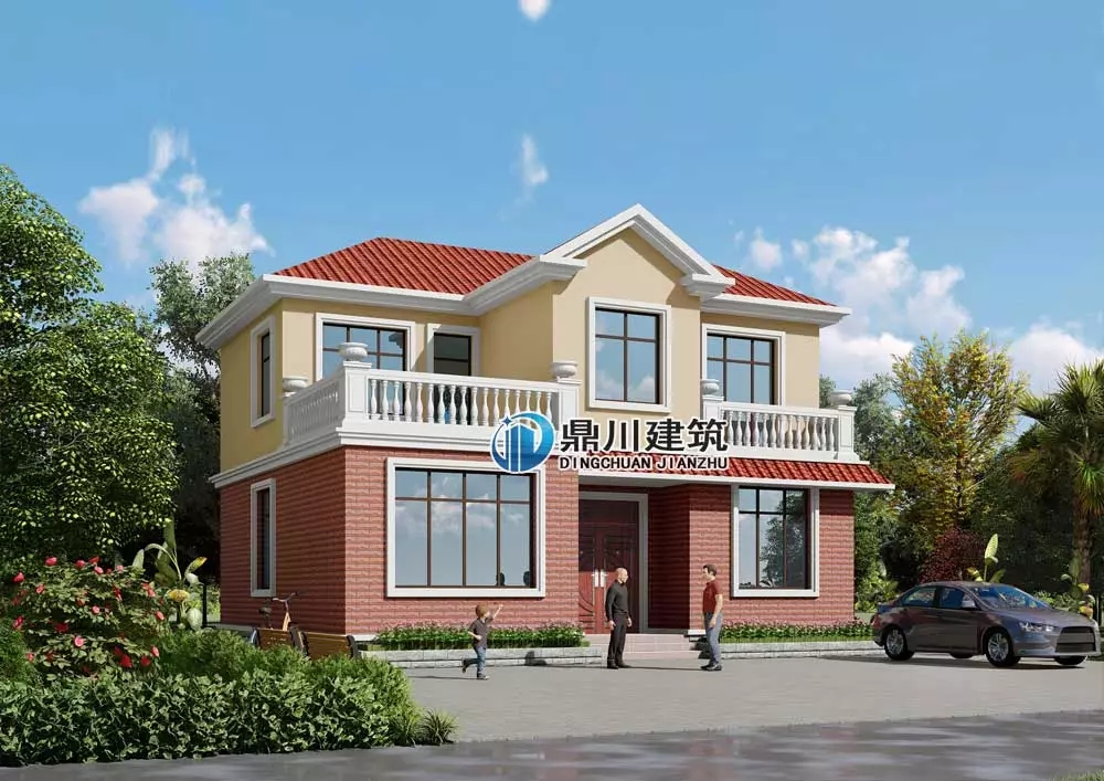 11x10米二層簡歐農村別墅，經濟實用性價比高！