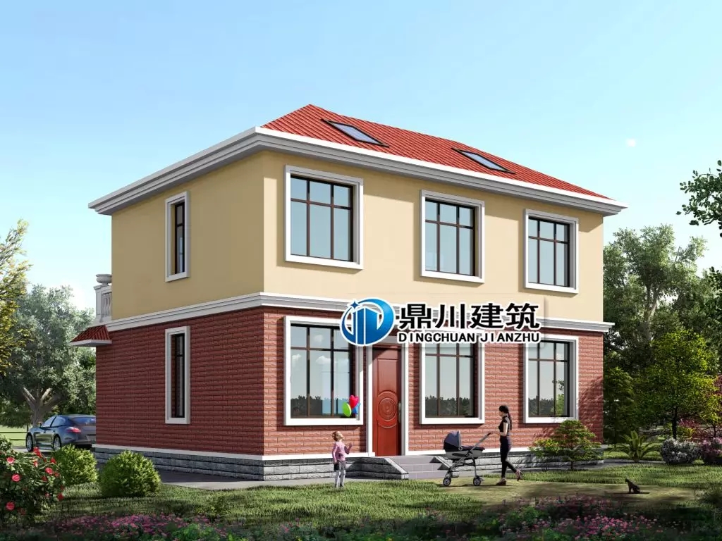 【11*10米】農(nóng)村二層經(jīng)濟(jì)小別墅，好看實(shí)用，為農(nóng)村生活量身定制！