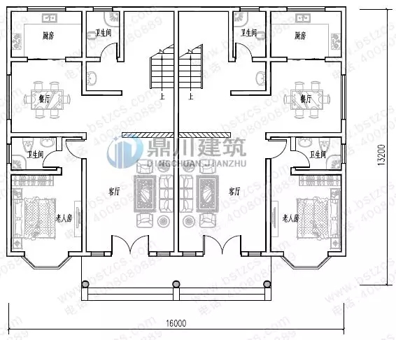 這款農(nóng)村二層雙拼別墅，有顏又省錢，經(jīng)濟(jì)實(shí)用施工也簡(jiǎn)單！