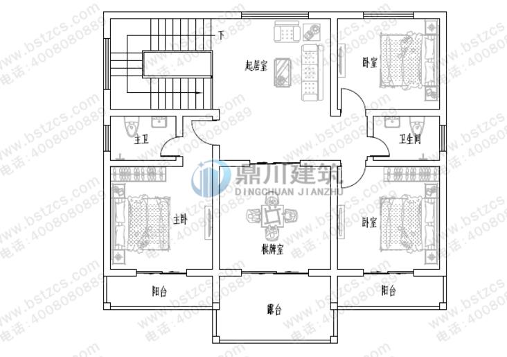 二層樓房設(shè)計(jì)圖