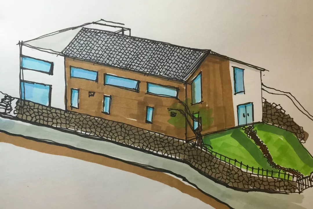 他用行動表達愛，將牛棚改成了300㎡的別墅送老婆