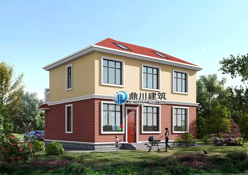 11x10米二層簡歐農村別墅，經濟實用性價比高！