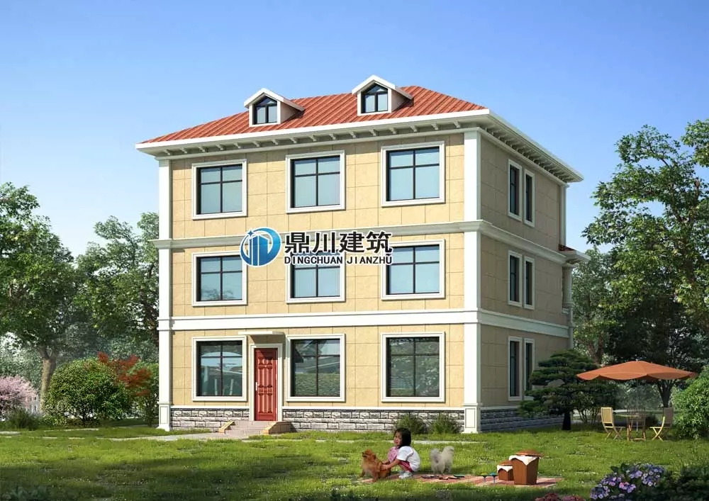 【案例】農(nóng)村建房火爆的三層帶露臺(tái)簡(jiǎn)歐小別墅，看了案例都想蓋！