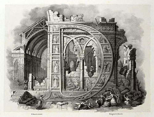 字母中讓人震撼的古典建筑