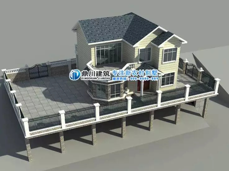 8款二層帶庭院農村別墅，有院子車庫大露臺才是完美愜意人生！