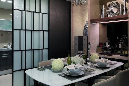 別墅廚房與餐廳隔斷怎么設計