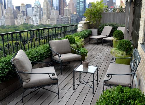 別墅露臺(tái)花園的布置技巧