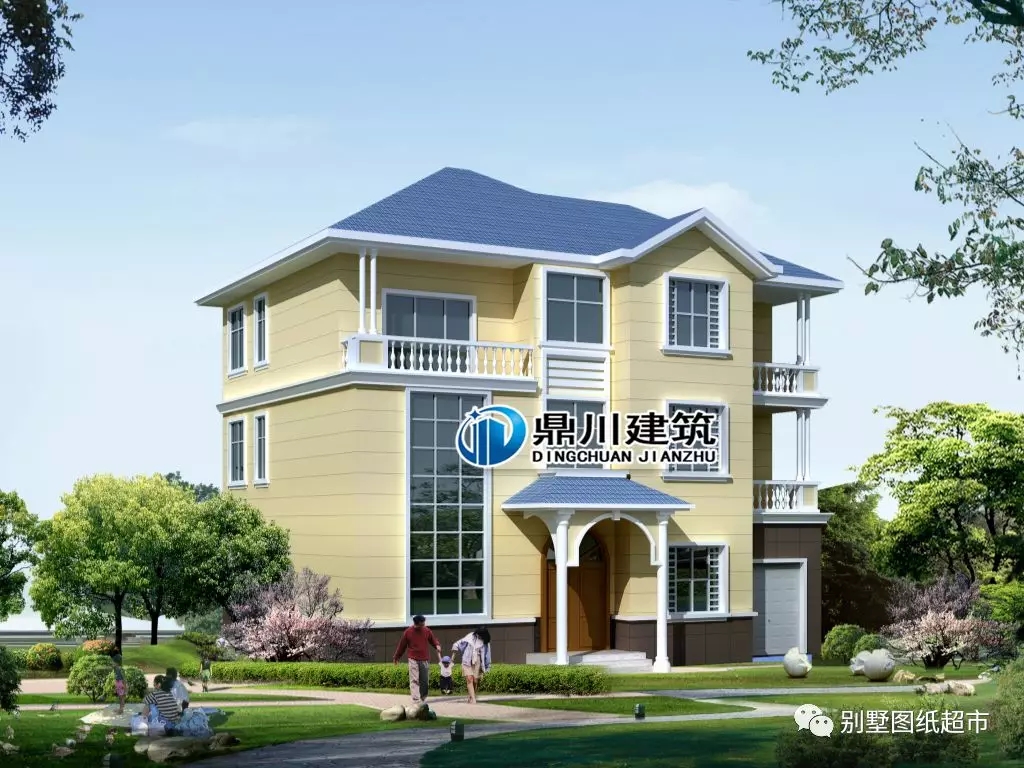 10款簡潔大方經濟型三層自建別墅，第1款造價20萬，第6款最漂亮！