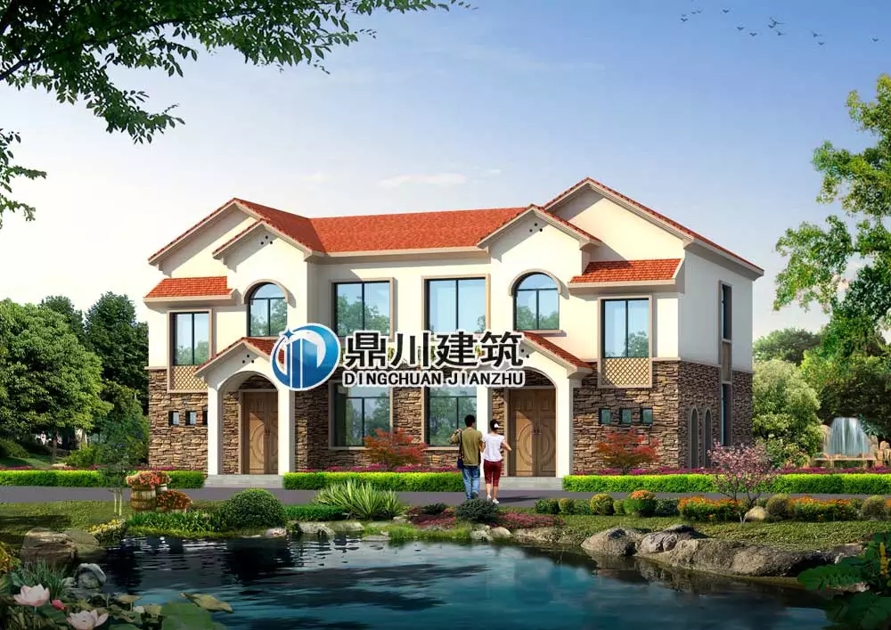 這款農(nóng)村二層雙拼別墅，有顏又省錢，經(jīng)濟(jì)實(shí)用施工也簡(jiǎn)單！