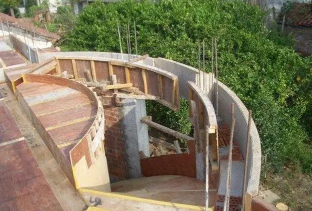 分享：網友自建二層小別墅，3個半圓外飄陽臺的特殊造型成亮點！