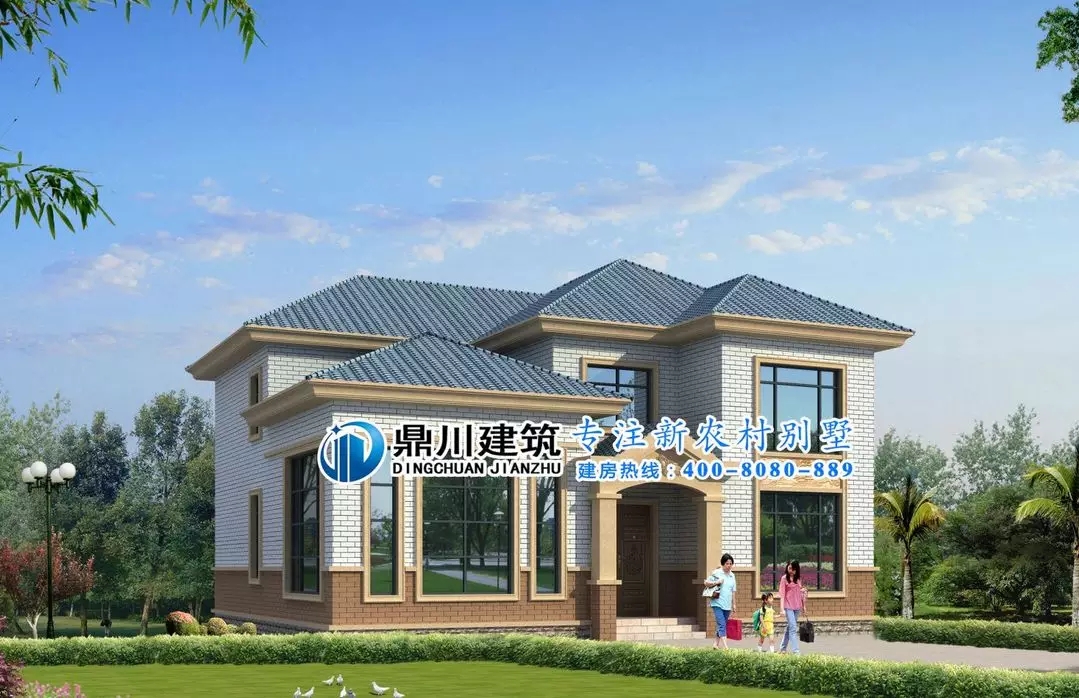 8款二層帶庭院農村別墅，有院子車庫大露臺才是完美愜意人生！