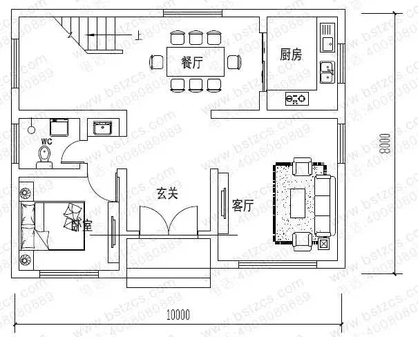 6款進深8米的農村別墅設計圖紙，真正的經濟又實用！