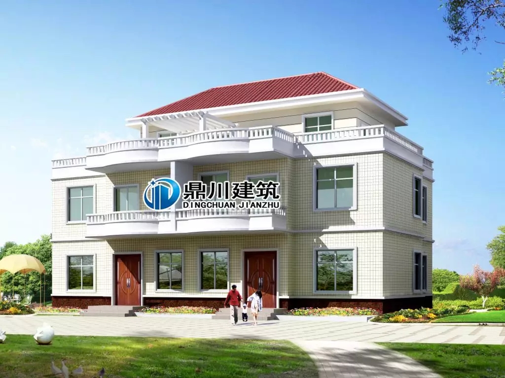 這款農(nóng)村二層雙拼別墅，有顏又省錢，經(jīng)濟(jì)實(shí)用施工也簡(jiǎn)單！
