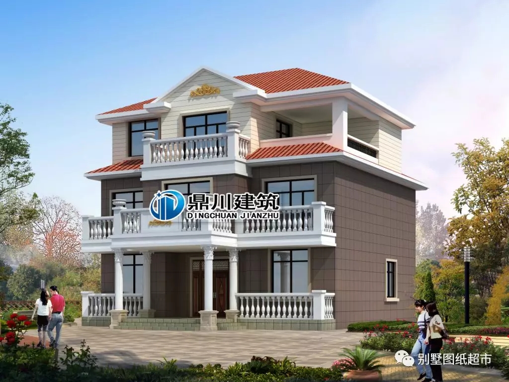 10款簡潔大方經濟型三層自建別墅，第1款造價20萬，第6款最漂亮！