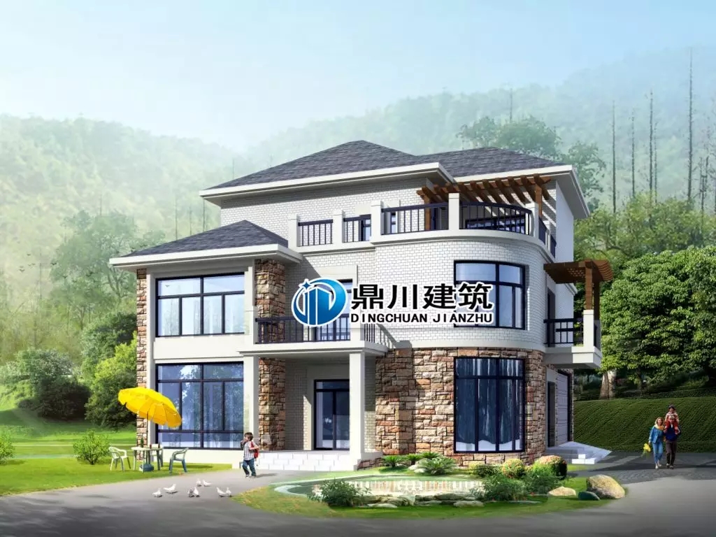 開間14米的大氣別墅，農村自建房就選10款圖紙